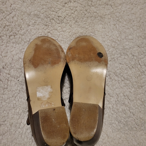 CATO Buckle Strap Ankle Boots Brown Size 8 - Picture 14 of 16